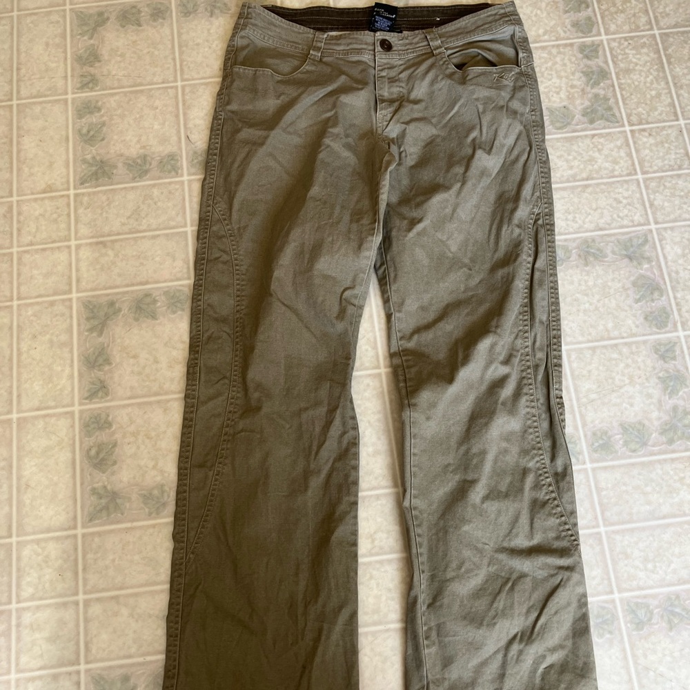 Kuhl tan women's jeans‎ Canvas Rugged Cotton blend Lightweight